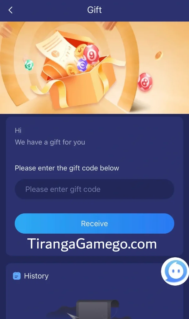 tiranga game gift code